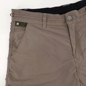 Howler Bros Horizon Hybrid Ripstop Drawstring Shorts Brown Mens 36